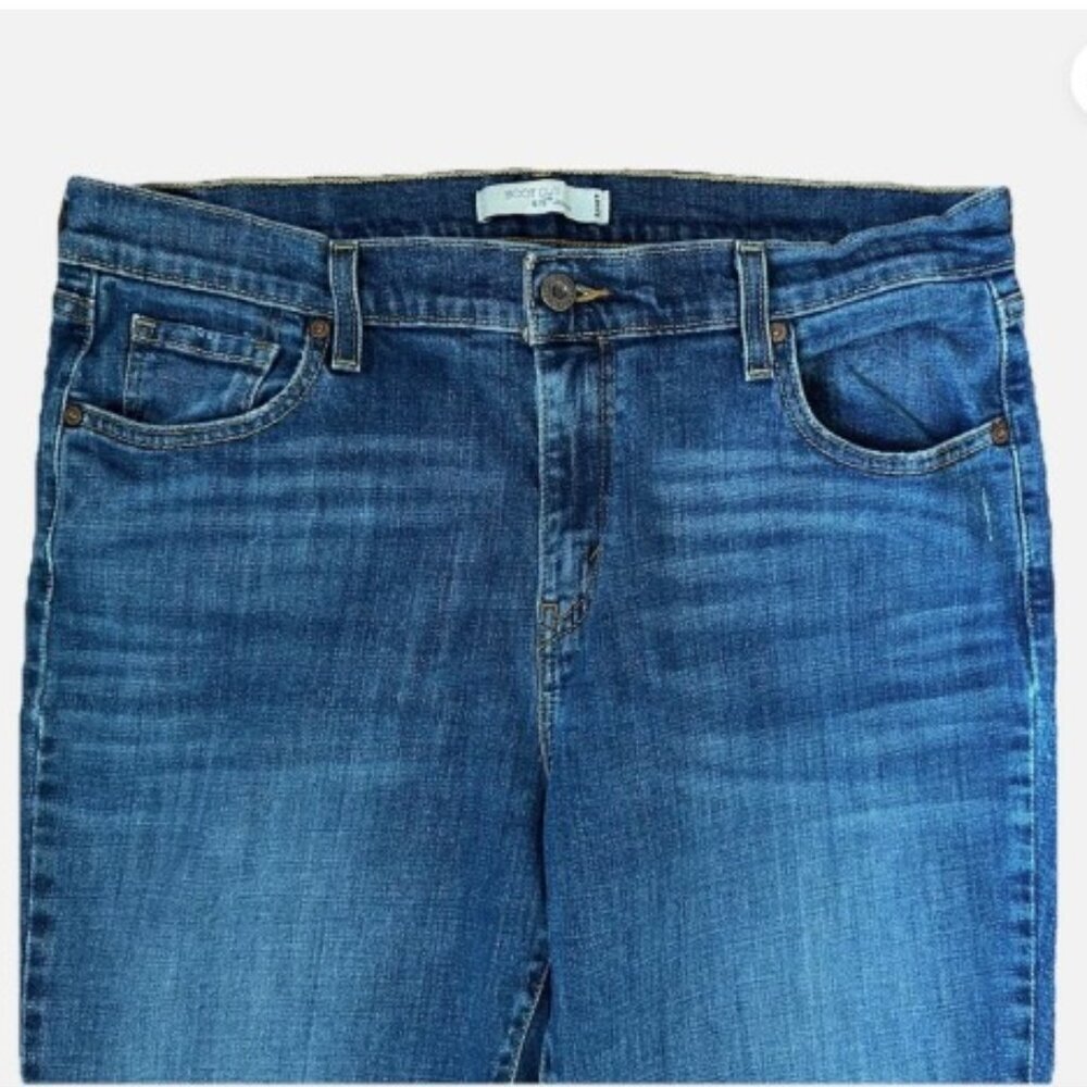 Levi's 515 Bootcut Jeans Women's Size 16 Long & Curvy Western Denim Embroidered - Picture 5 of 14